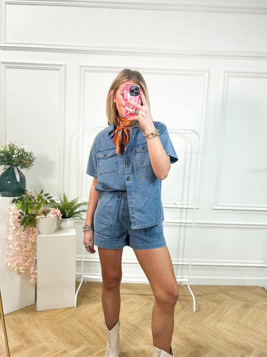 Today’s the Day Denim Top