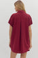Burgundy Basic Dress