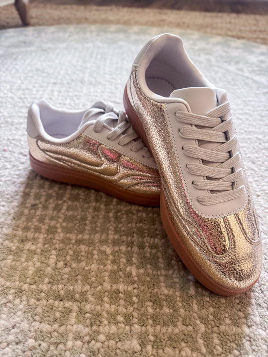 Gold Sneakers