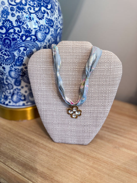Clover Dreams Scarf Necklace