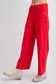 Red Soft Stretch Pants