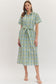 Botanical Tie Waist Midi