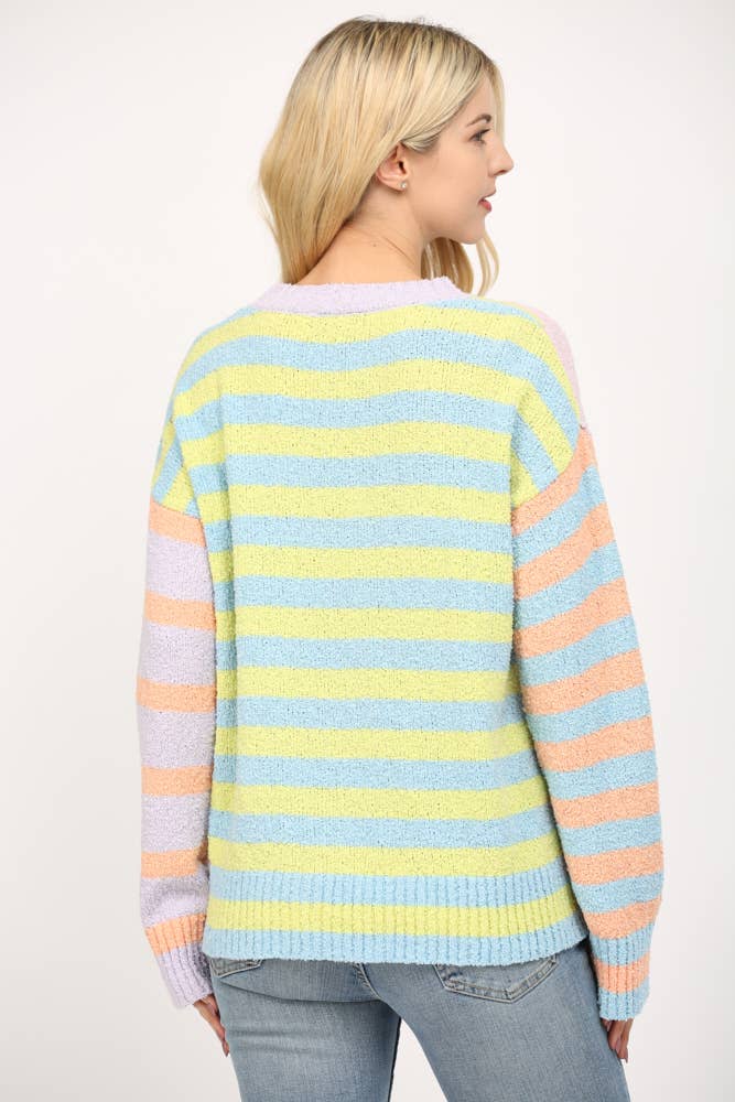 Springtime Stripes Sweater
