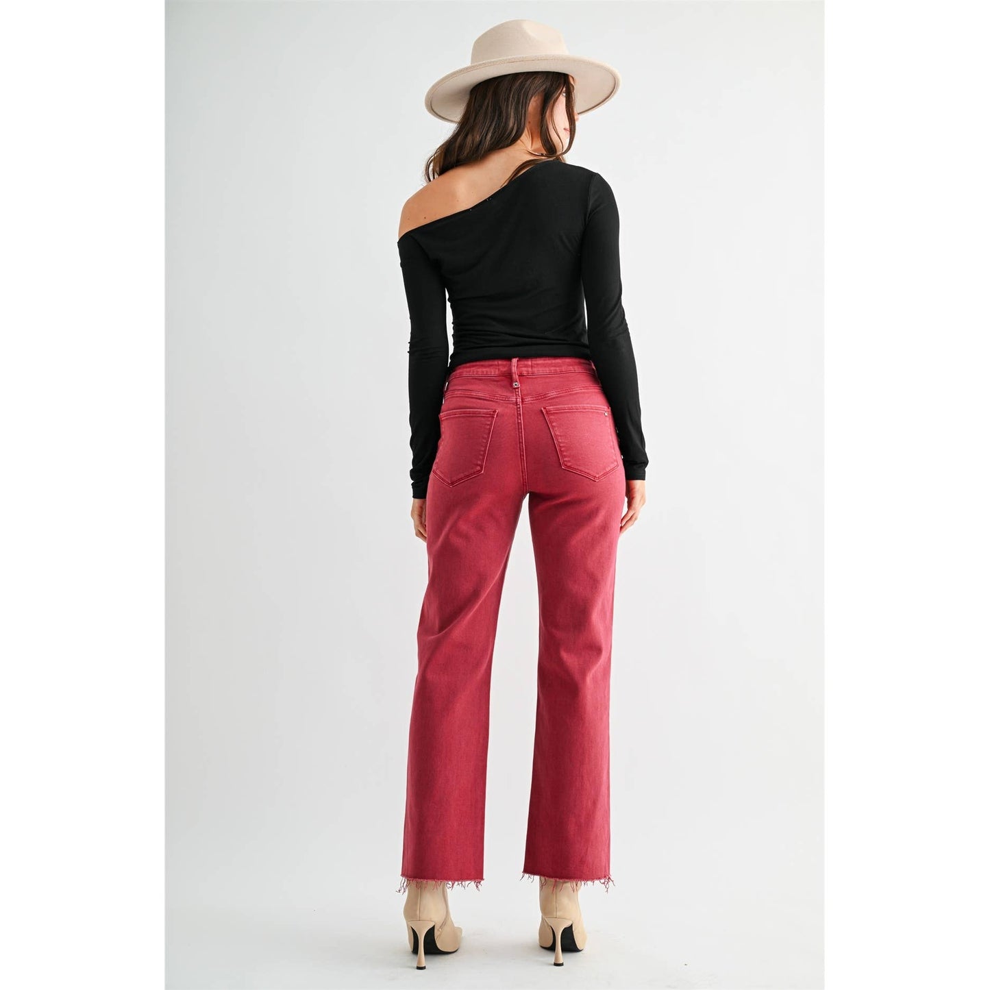 Cranberry Crop Jeans