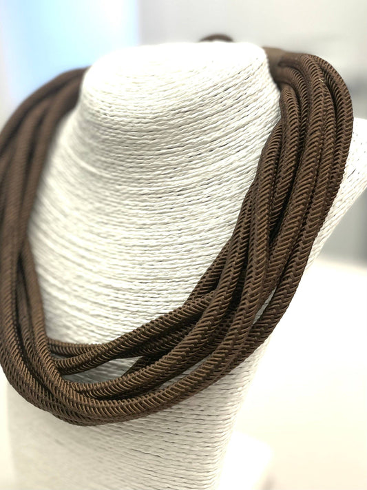 Espresso Corded Necklace