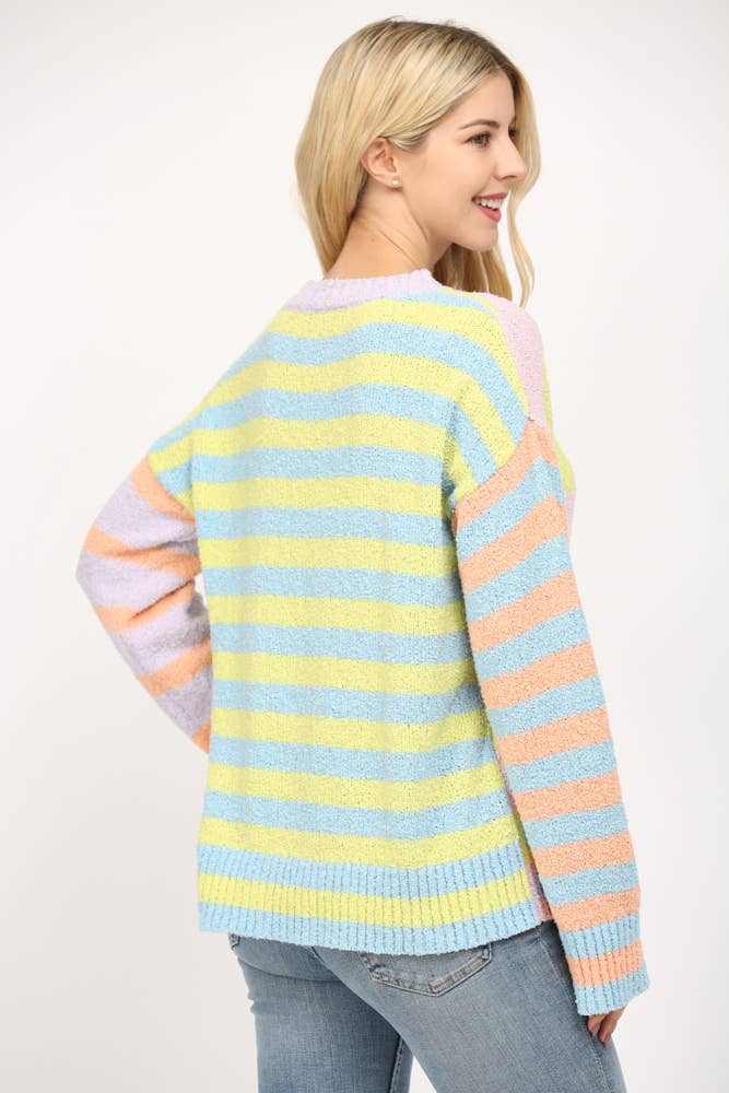 Springtime Stripes Sweater