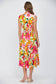 Floral Zip Front Dress
