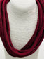 Garnet Corded Necklace