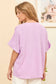 Dolman Sleeve V Neckline Blouse: Lilac