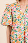 Floral Tiered Mini Dress