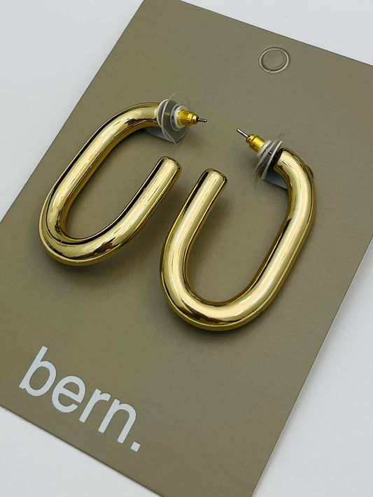 GOLDEN - Thick Long Hoop (gold)