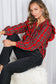 Holiday Feels Plaid Blouse